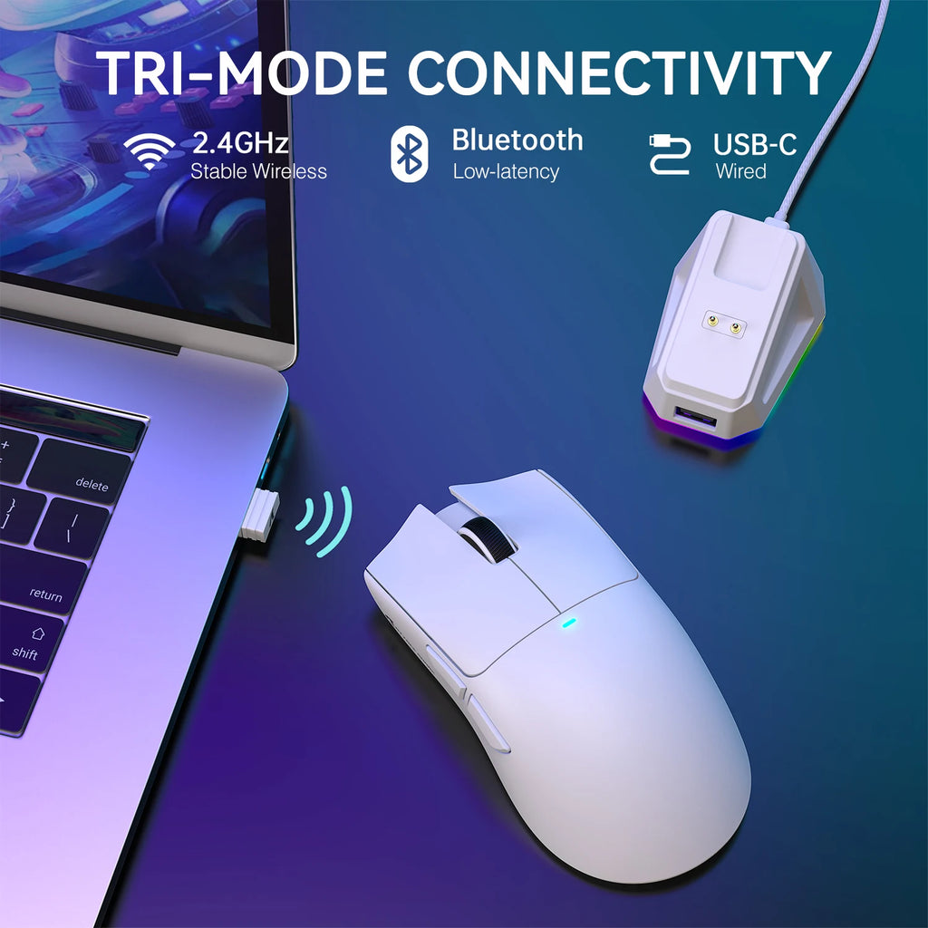 Attack Shark X11 Lightweight Wireless Gaming Mouse RGB Optical Sensor