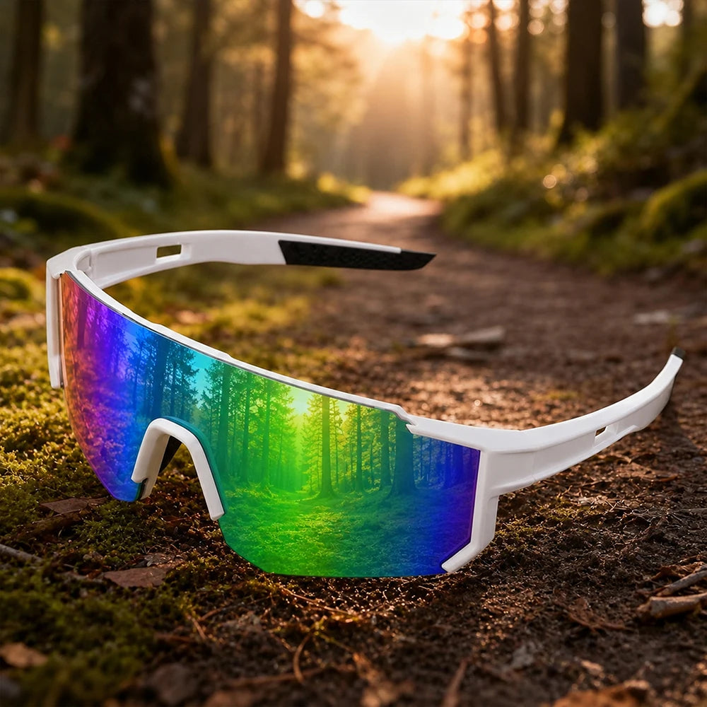 Vintage Sport Goggle Sunglasses Windproof Shades for Men Women